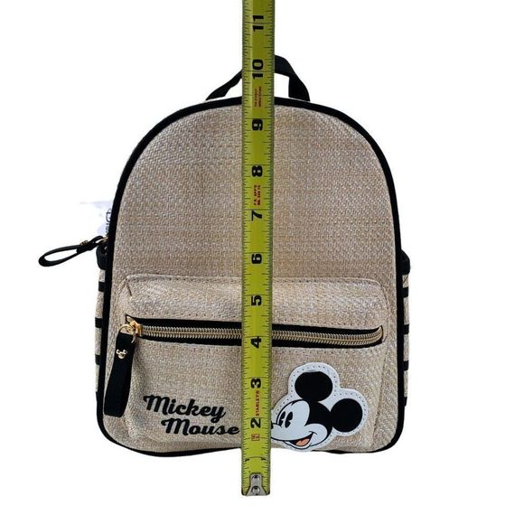 Disney x Primark Mickey Mouse Woven Backpack – Beige – Limited Edition – NWT - Picture 11 of 13